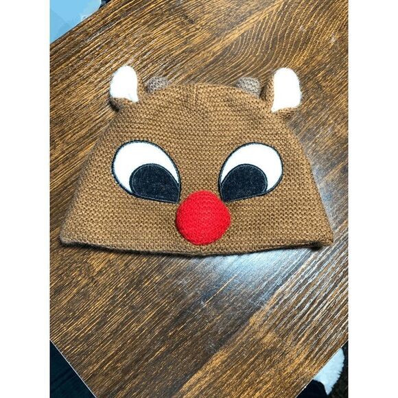 Rudolph Dan Dee Toddler Knit Hat - Picture 1 of 6
